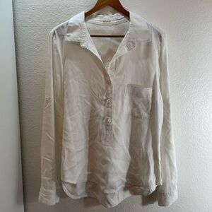 Bella Dahl 100% Tencel Button Down Tunic Size L